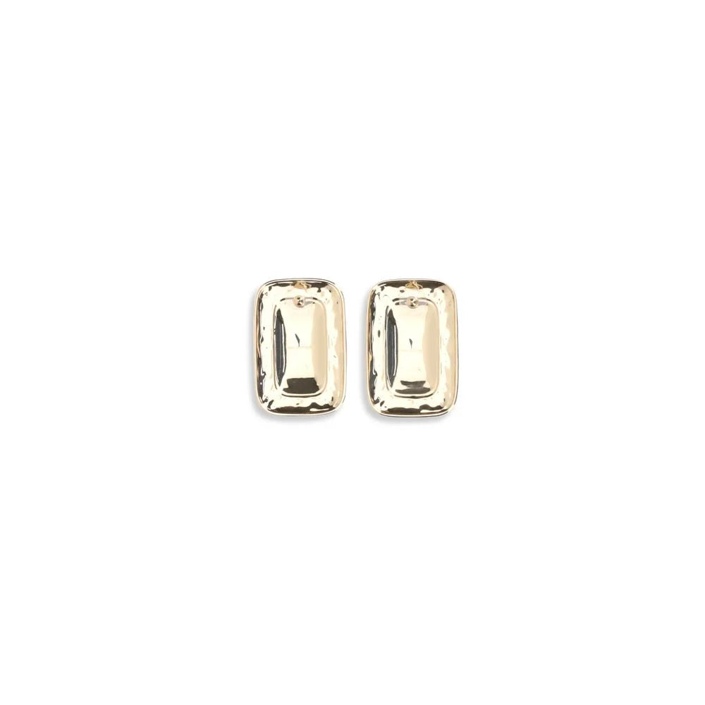 Self-Portrait Gold Brass Earrings - One Size