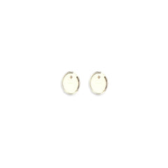 Self-Portrait Gold Brass Earrings - One Size