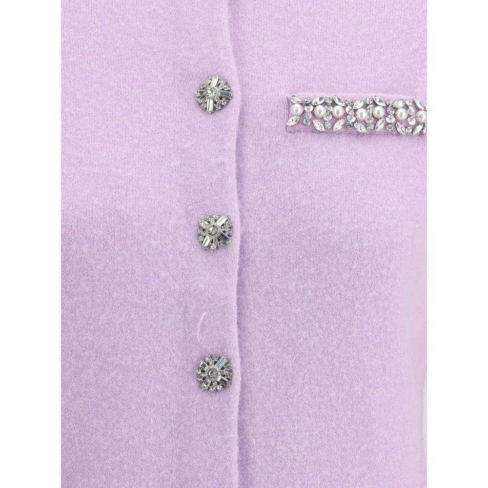 Self-Portrait Jeweled Cardigan - XS - Cardigans