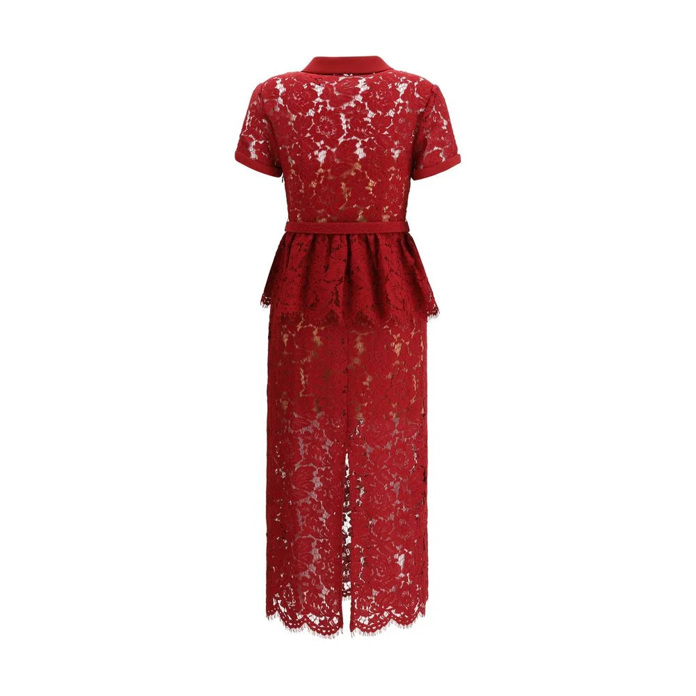 Self-Portrait Lace midi Dress - 6 - Dresses