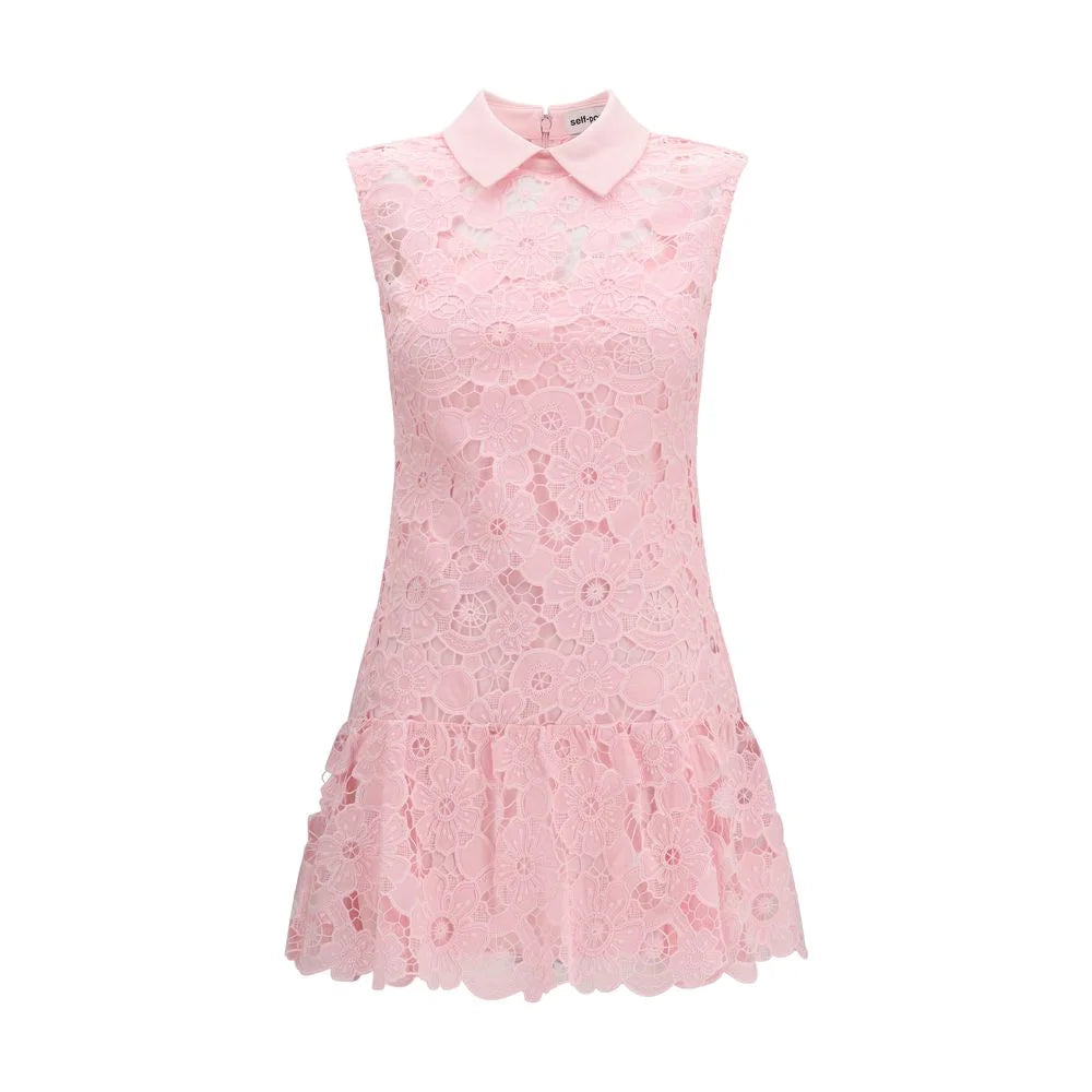 Self-Portrait Multicolor Polyester Casual Dress
