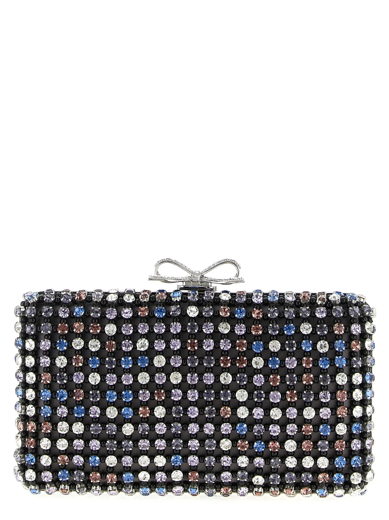 Self-Portrait Multifarvet polyester clutch