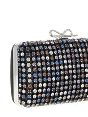 Self-Portrait Multifarvet polyester clutch