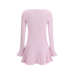 Self-Portrait Multicolor Viscose Casual Dress - S