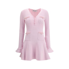 Self-Portrait Multicolor Viscose Casual Dress - S