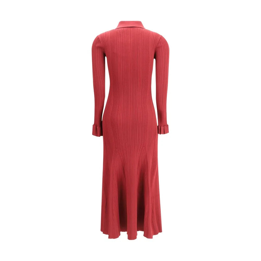 Self-Portrait Ribbed knit midi Dress - S