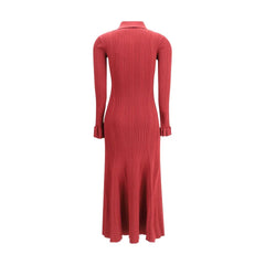 Self-Portrait Ribbed knit midi Dress - S