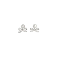 Self-Portrait Silver Brass Earrings - One Size