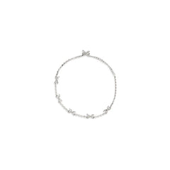 Self-Portrait Silver Brass Necklace - One Size