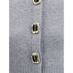 Self-Portrait Wool Cardigan - S