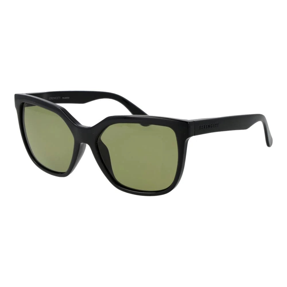 Serengeti Black Plastic Sunglasses