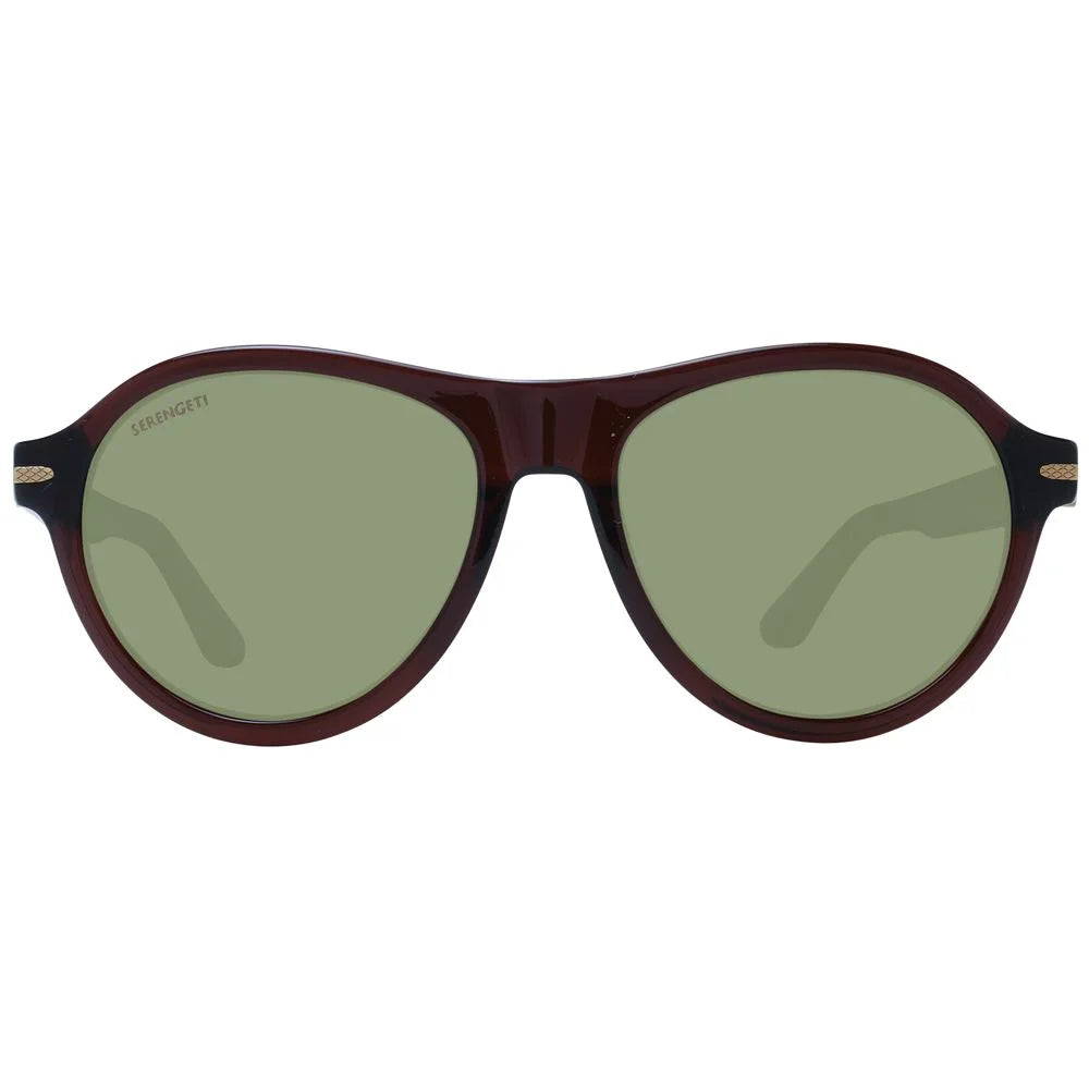 Serengeti Brown Men Sunglass - Sunglasses