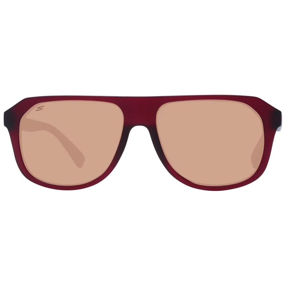 Serengeti Burgundy Men Sunglass - Sunglasses
