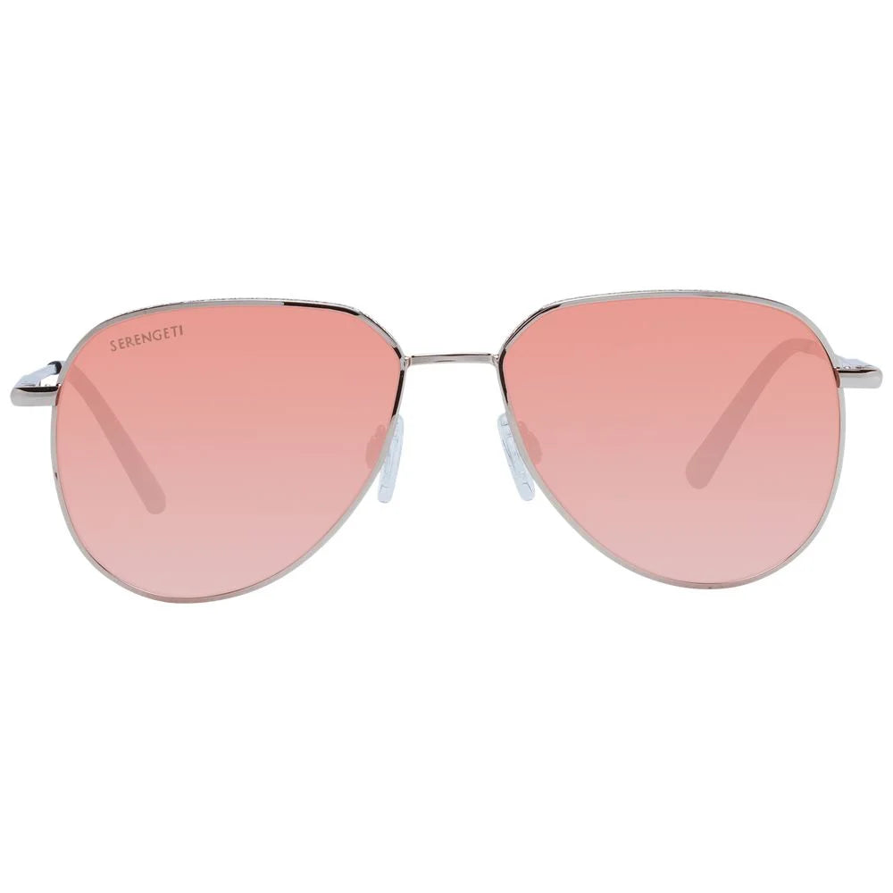 Serengeti Rose Gold Unisex Sunglass - Sunglasses
