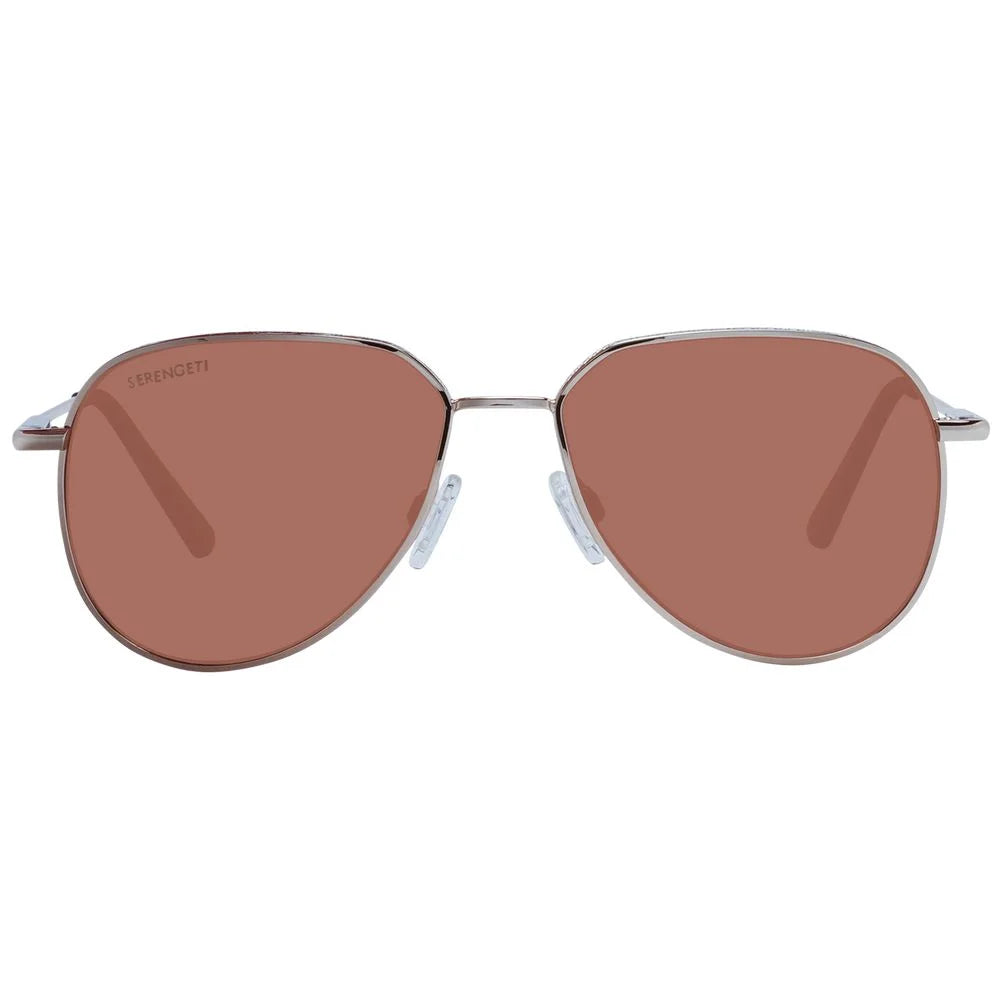 Serengeti Rose Gold Unisex Sunglass - Sunglasses