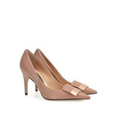 Sergio Rossi Beige Calfskin High Heel Pumps - EU39/US9