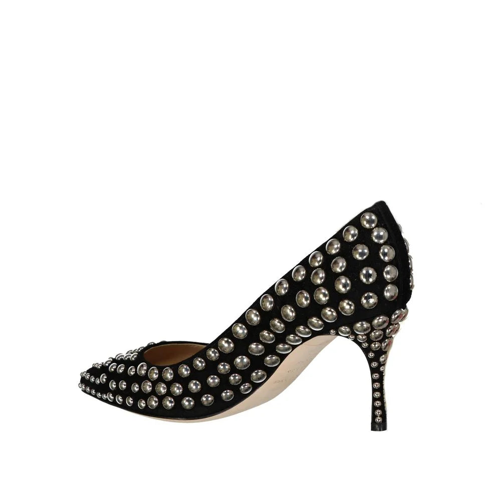 Sergio Rossi Godiva 075 Studs Leather Pumps - EU34.5/US4.5 - Heels