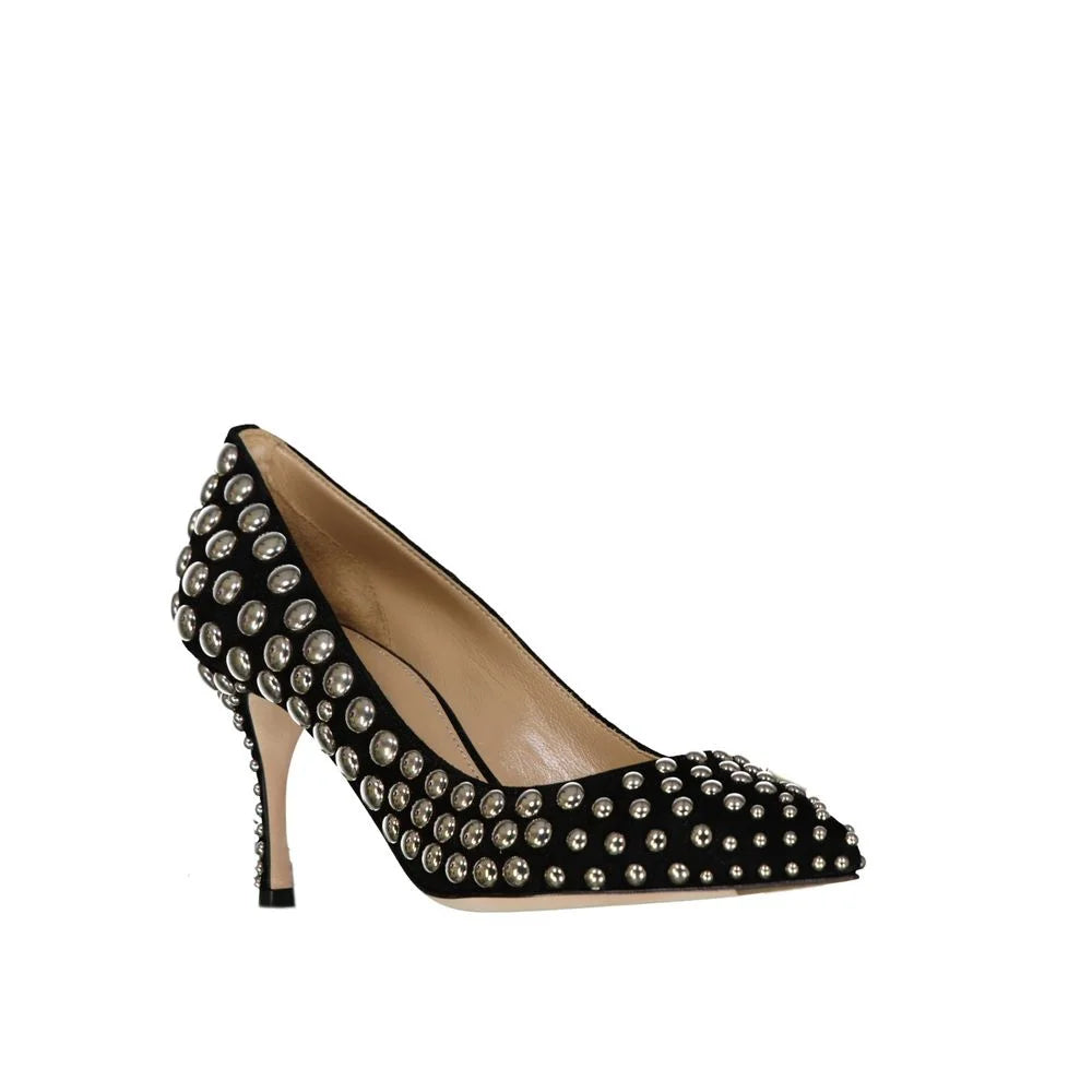 Sergio Rossi Godiva 075 Studs Leather Pumps - EU34.5/US4.5 - Heels