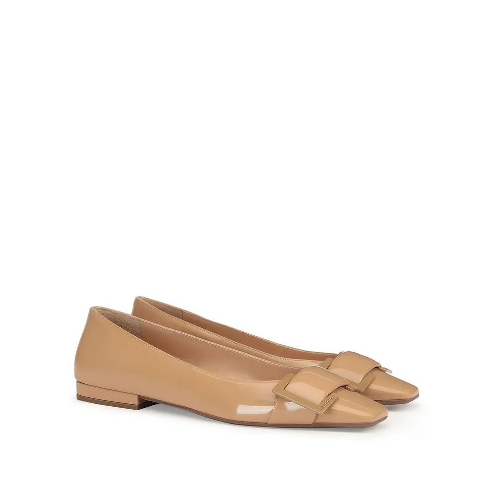 Sergio Rossi Leather Ballerina Flats - EU35/US5 - Flats