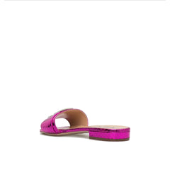 Sergio Rossi Leather Flat Sandals - EU35/US5 - Sandals
