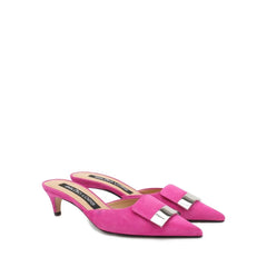 Sergio Rossi Leather Mules - EU34.5/US4.5 - Heels