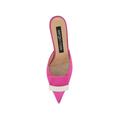 Sergio Rossi Multicolor Calfskin Mules - EU34.5/US4.5