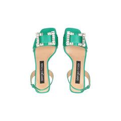 Sergio Rossi SR Twenty 060 Satin Sandals - EU35.5/US5.5 - Sandals