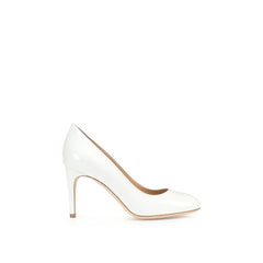 Sergio Rossi White Calfskin High Heel Pumps - EU37.5/US7.5