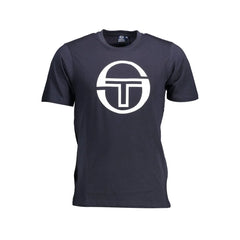 Sergio Tacchini Blue Cotton Men T-Shirt - XL - T-Shirts