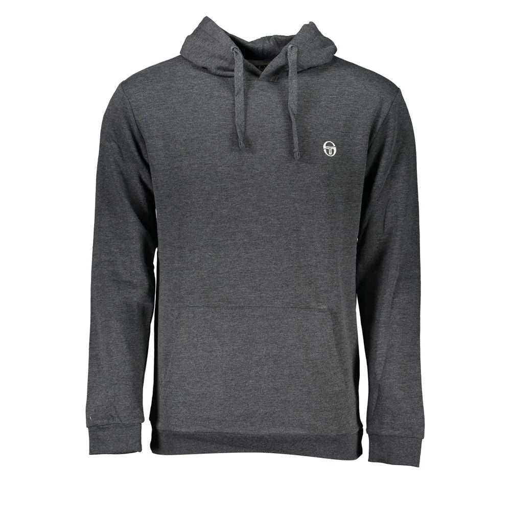 Sergio Tacchini Gray Cotton Men Sweater - Hoodies