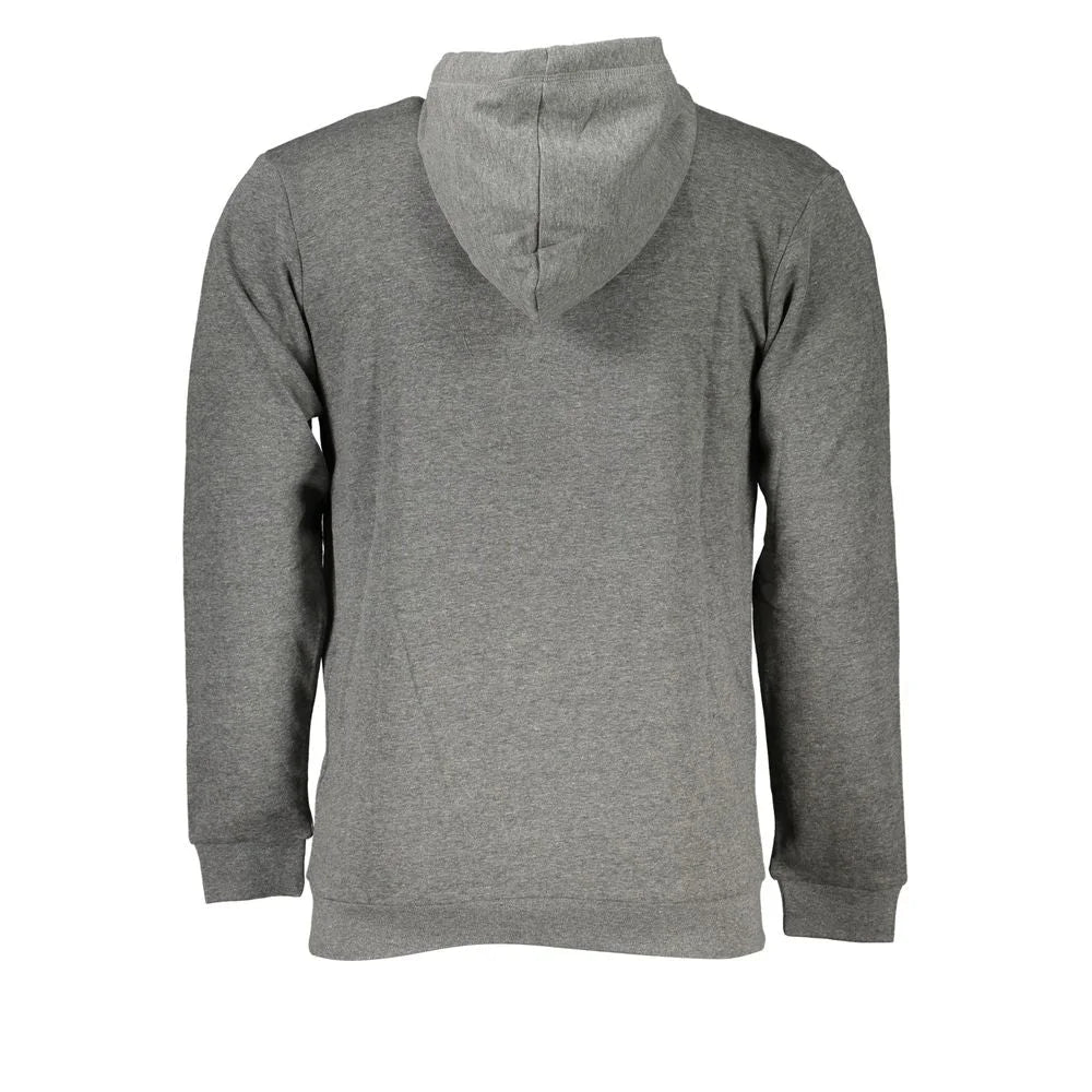 Sergio Tacchini Gray Cotton Men’s Hooded Sweater - Hoodies