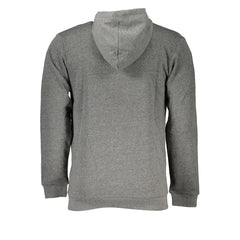 Sergio Tacchini Gray Cotton Men’s Hooded Sweater - Hoodies