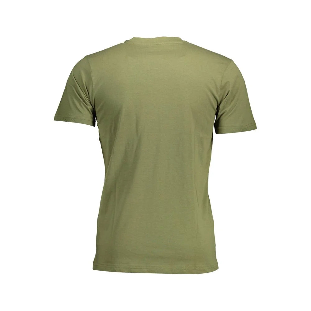 Sergio Tacchini Green Cotton Men T-Shirt - T-Shirts