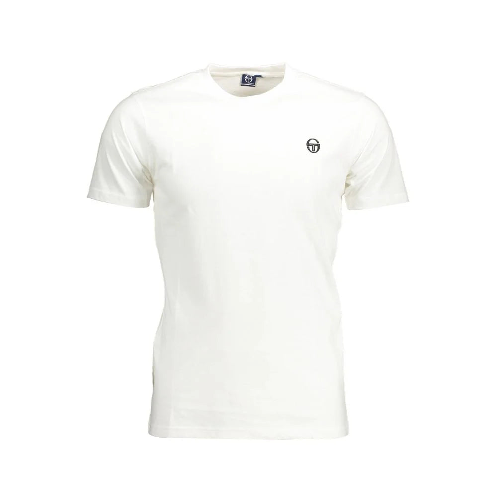 Sergio Tacchini White Cotton Men T-Shirt - XL - T-Shirts