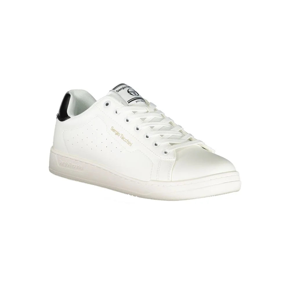 Sergio Tacchini White Polyester Sneaker - EU40/US7 - Athletic Shoes