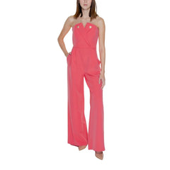 Silence Orange Polyester Jumpsuit - XL