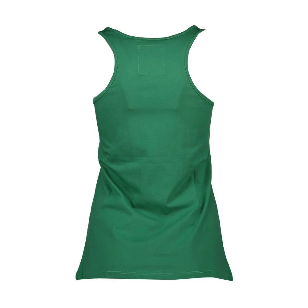 Silvian Heach Green Cotton Tank Top - XS