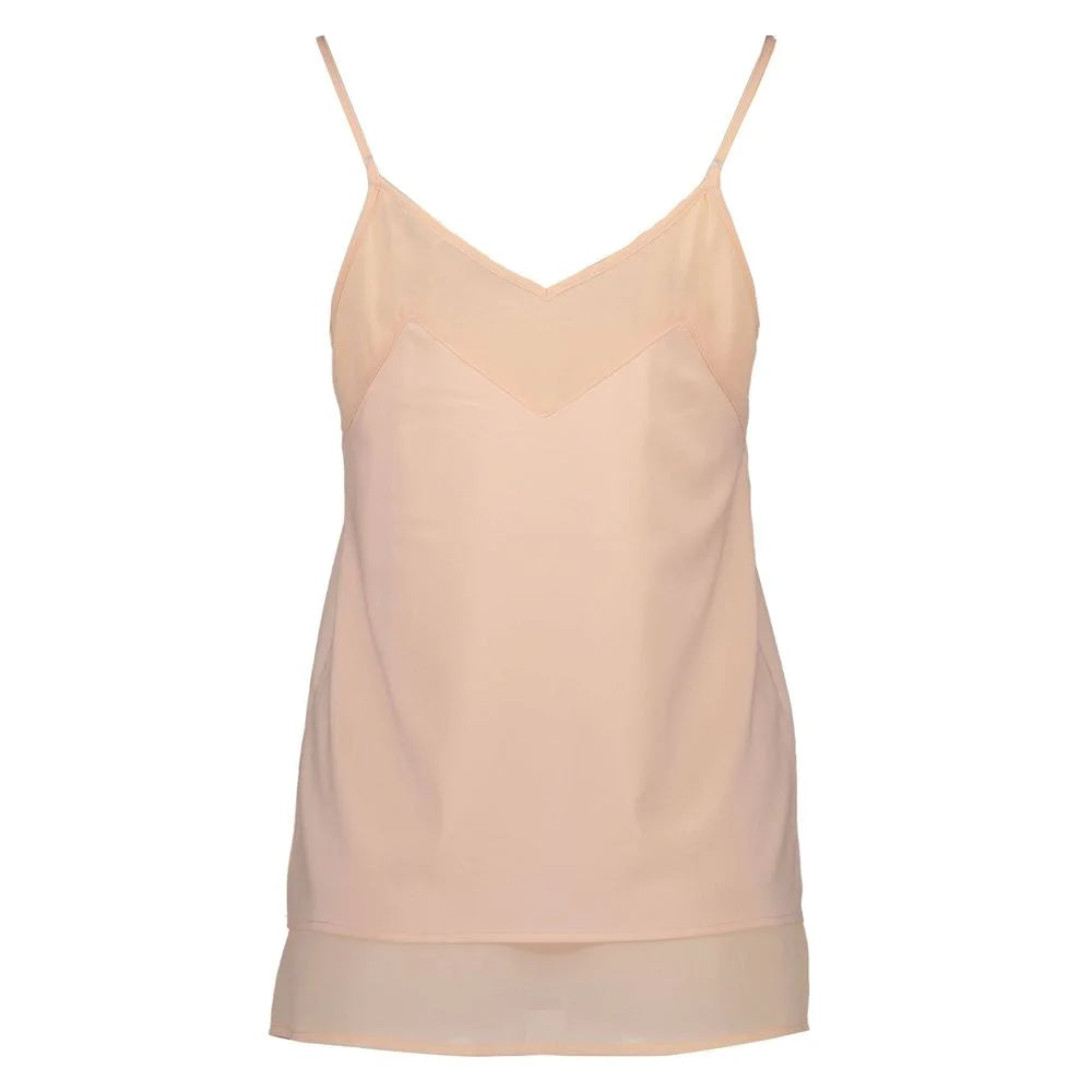 Silvian Heach Pink Polyester Women Tank Top - 2XS - Tank Tops