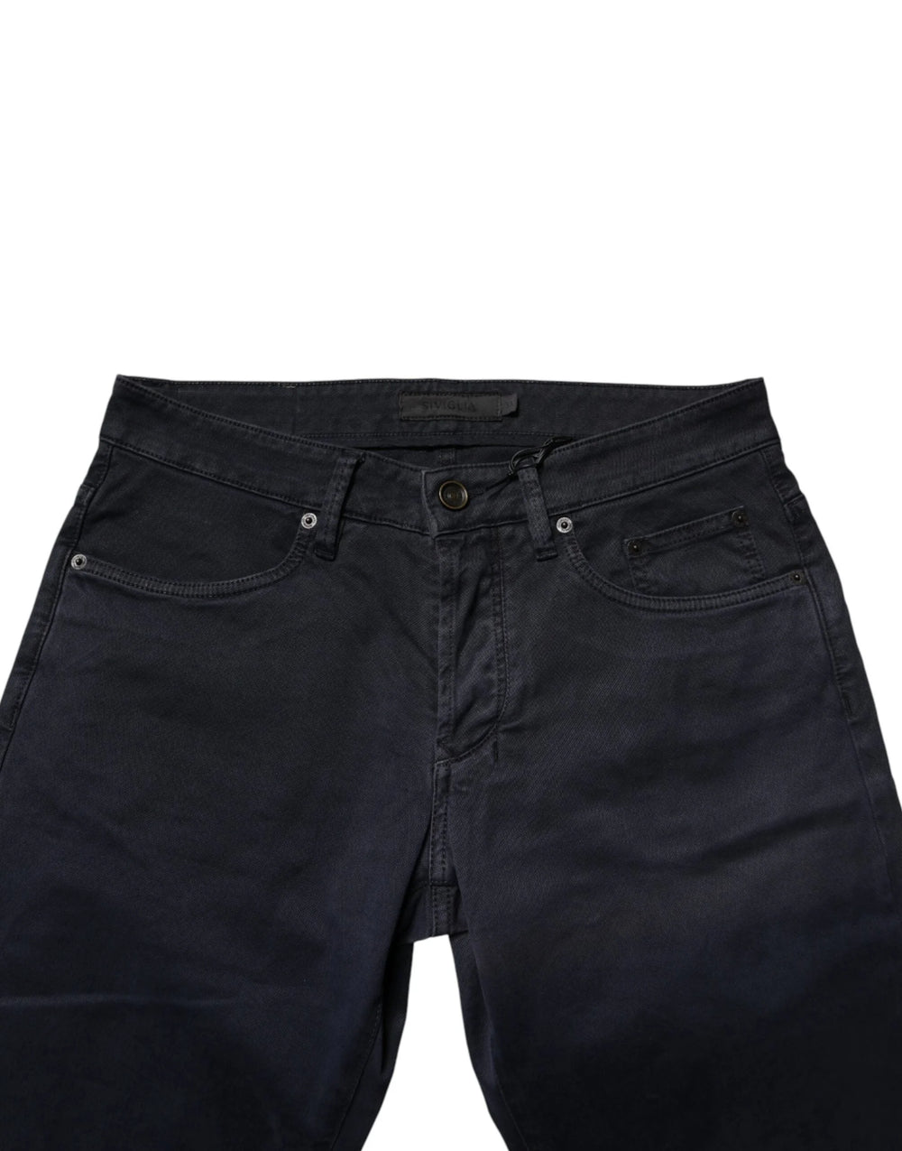 Siviglia Black Mid Waist Cotton Skinny Denim Men Trouser Jeans - W33