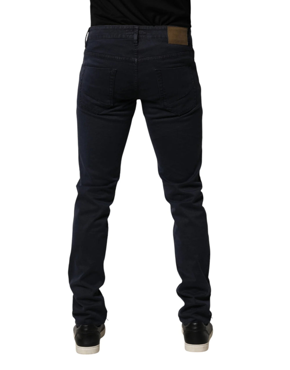 Siviglia Black Mid Waist Cotton Skinny Denim Men Trouser Jeans - W33