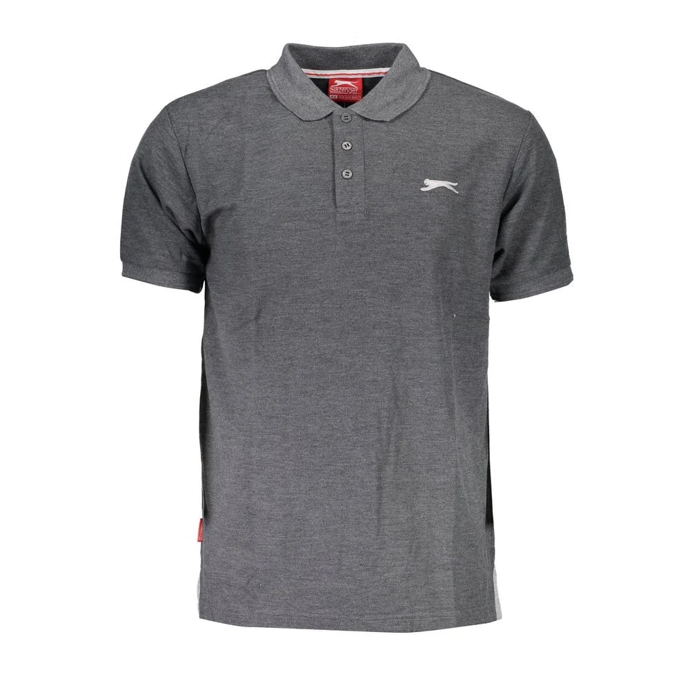Slazenger Gray Cotton Polo Shirt - XS - Polos