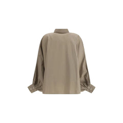 SOSUE Beige Cotton Blouse - One Size