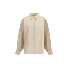 SOSUE Beige Cotton Blouse - One Size