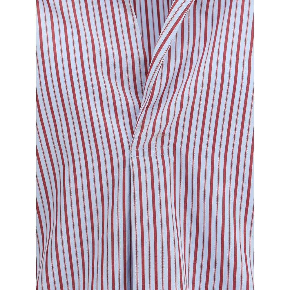 SOSUE Light Blue Cotton Pattern Shirt - S