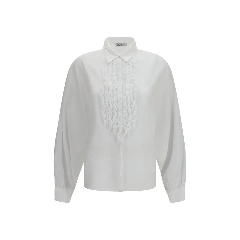 SOSUE White Cotton Blouse - M