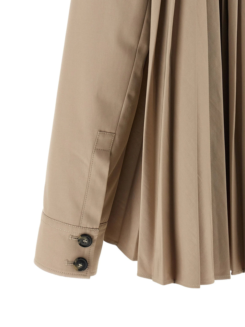 Sportmax Beige Polyester Coat