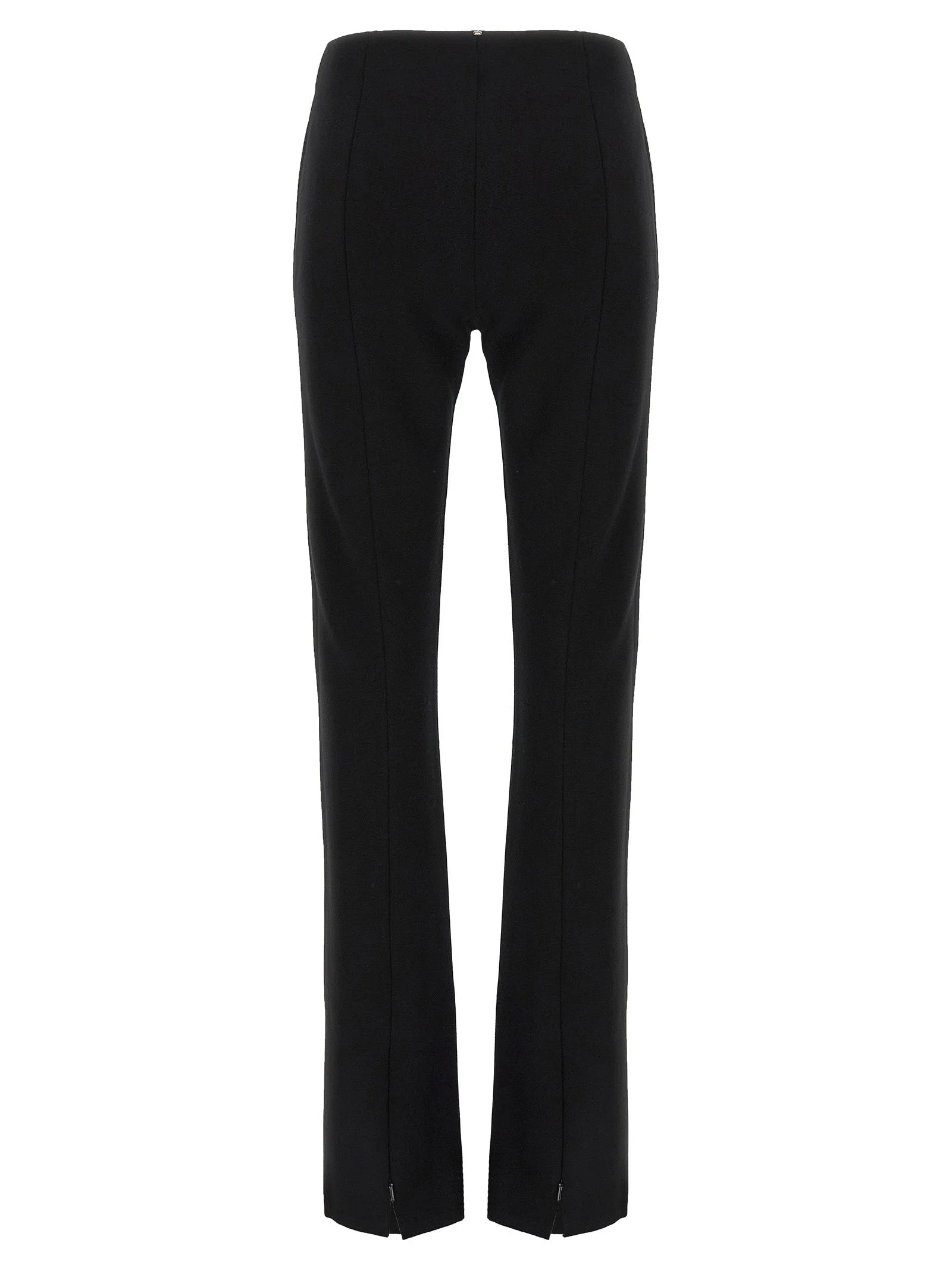 Sportmax Black Viscose Casual Pants