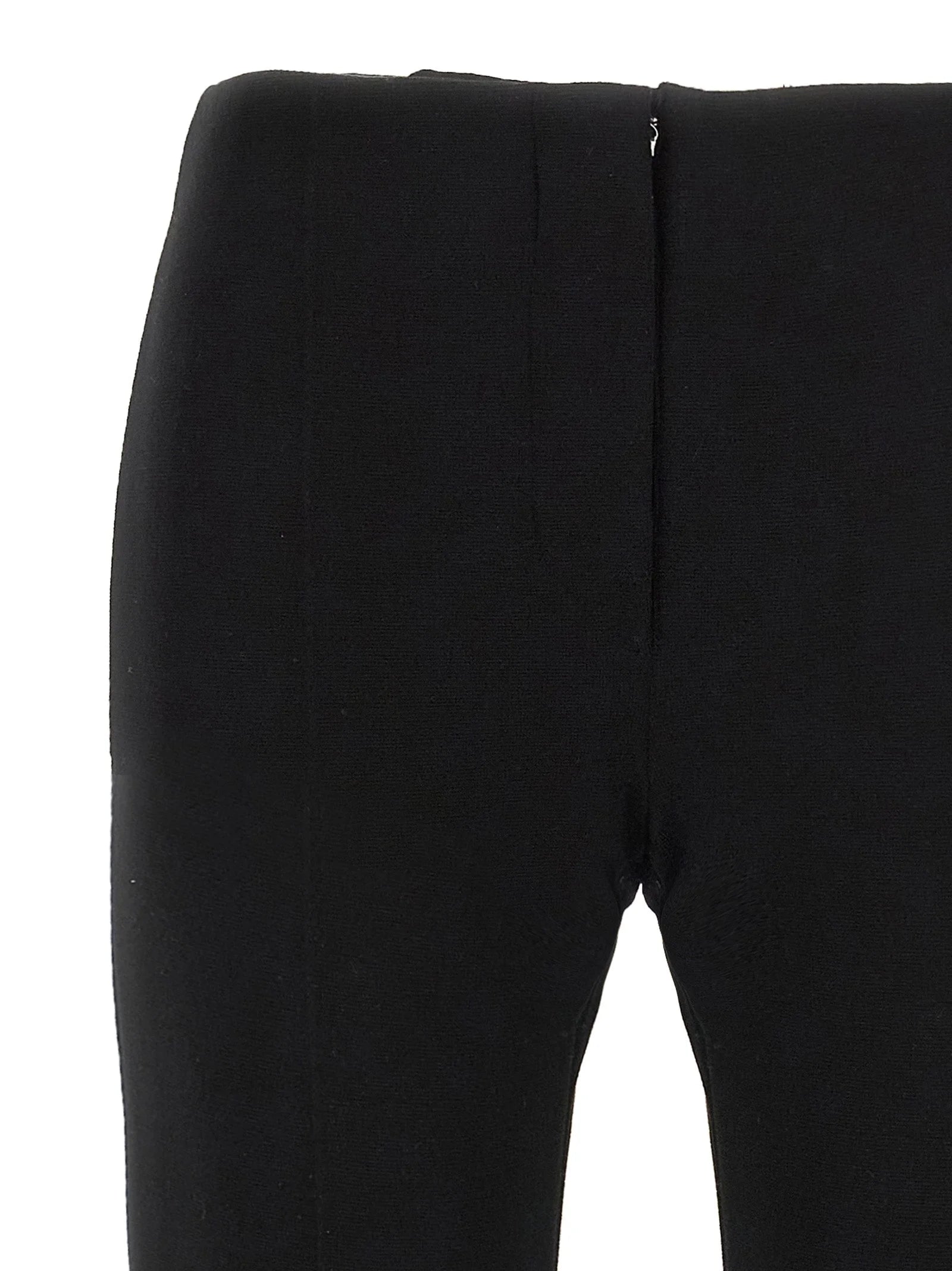Sportmax Black Viscose Casual Pants