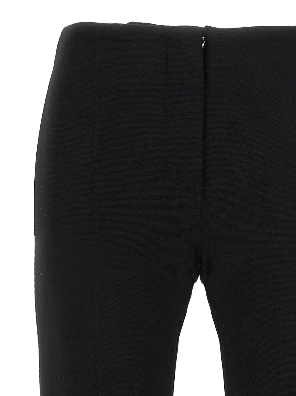 Sportmax Black Viscose Casual Pants