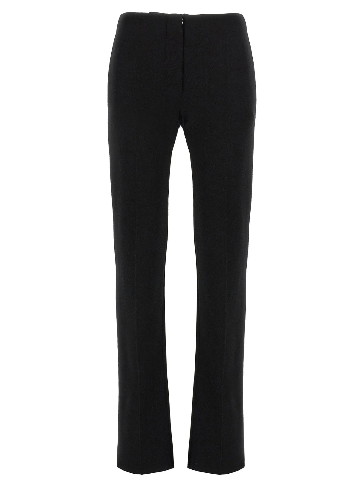 Sportmax Black Viscose Casual Pants